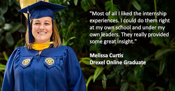 Melissa Curtis, an online graduate in Education Administration