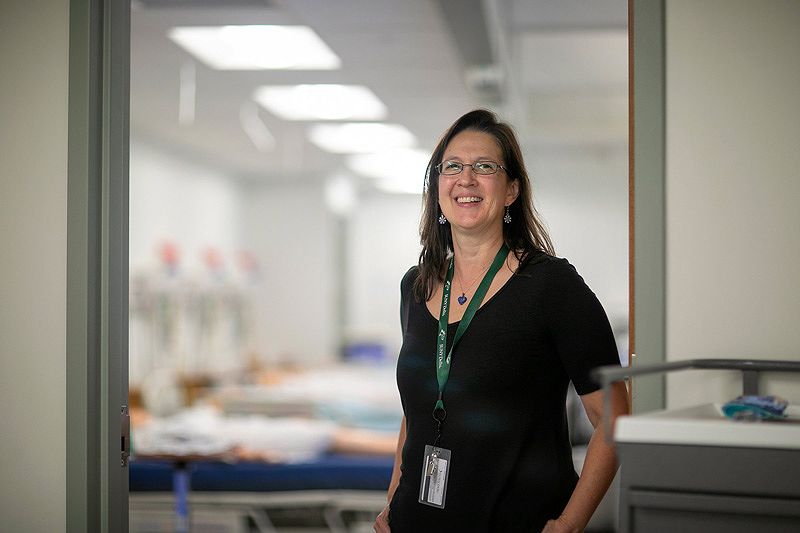 Nursing faculty member